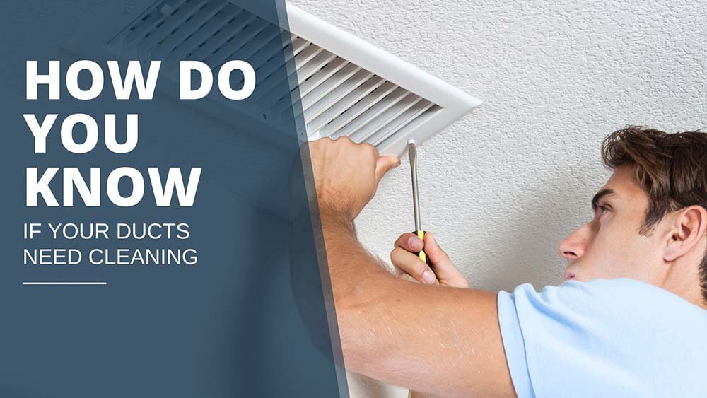 A professional cleaning air duct