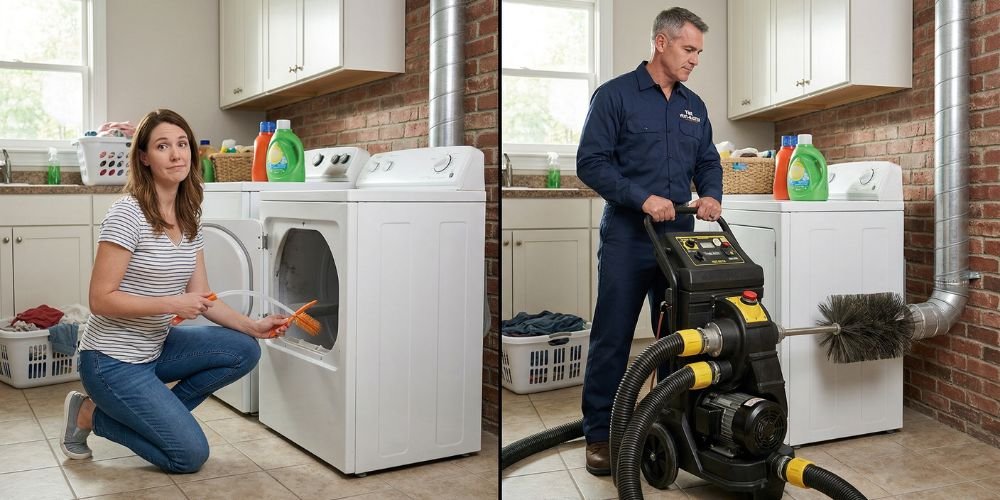 Know When to DIY Clothes Dryer Vent Cleaning