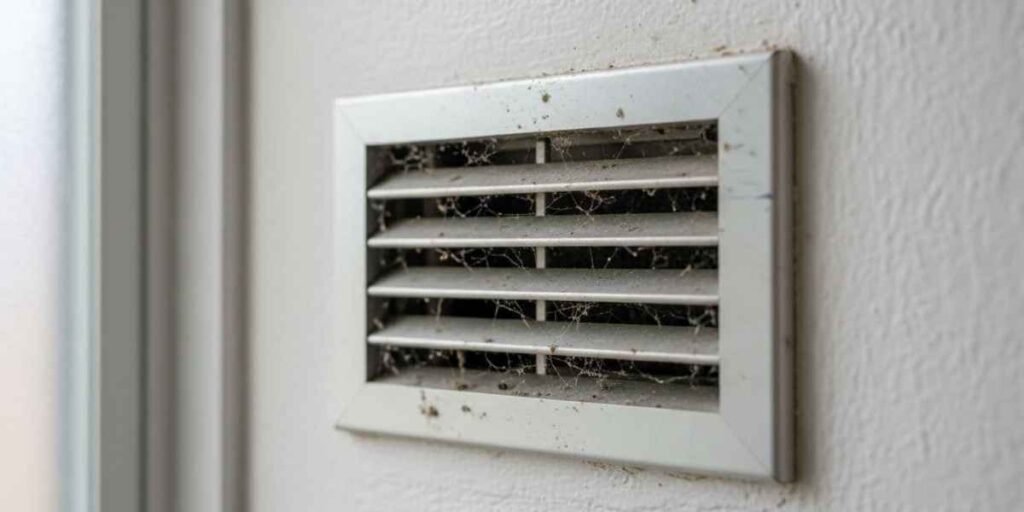 What makes vents a common hiding place for mold